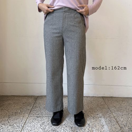 ビッグ宮田
肉厚ヘリンボンワイドパンツ