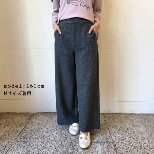 ビッグ宮田
両面起毛ピンヘッドワイドパンツ