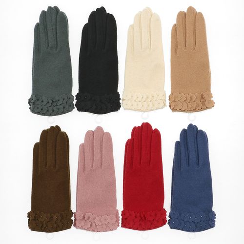 トーヨーグローブ
フラワーモチーフ付き手袋