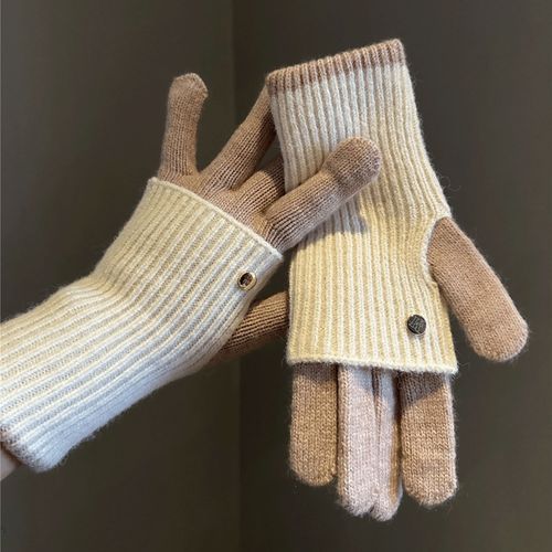 ジェノバ
バイカラーニット手袋