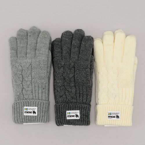 林八百吉
moz 3柄編み裏ボアスマホ手袋