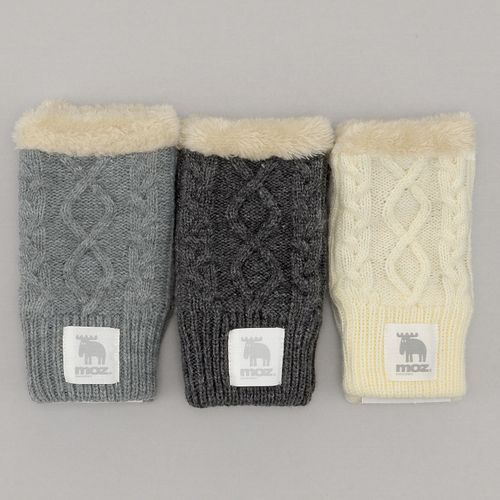 林八百吉
moz ダイヤケーブル裏ボア指無し手袋