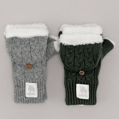 林八百吉
moz ケーブル裏ボア指無し フード付き手袋