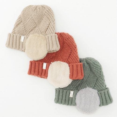 ファーストライン
耳付きクロス編みワッチ