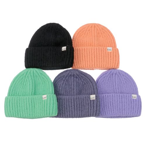 堀商
ふんわりリブ編みビーニ－