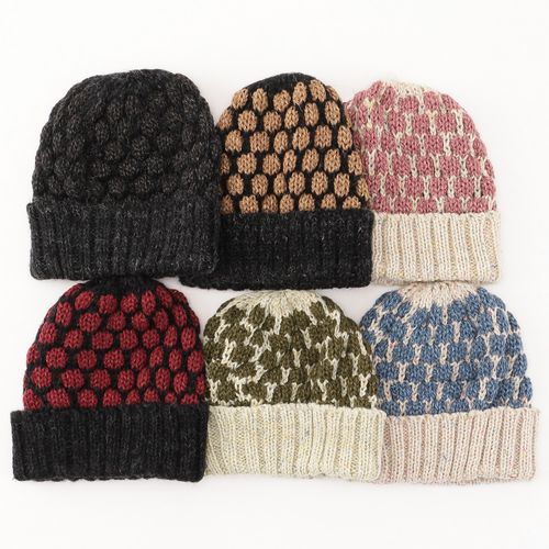 カワタニ
ウール混ドットニット帽