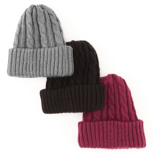 カワタニ
ケーブルニット帽