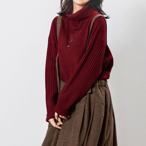 4582603508603







ノースオブジェクト東京
Northern Truck 編地違いスリーブタートルプルオーバー