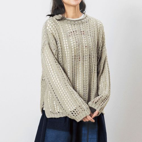 4582603508498







ノースオブジェクト東京
Northern Truck メッシュ編みニットプルオーバー