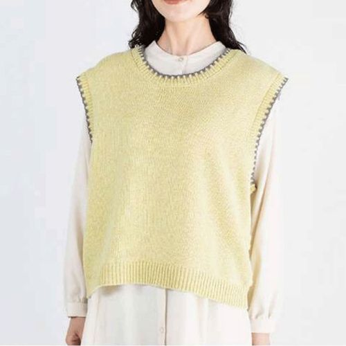 4582603509853







ノースオブジェクト東京
Keitto ブランケットステッチ入り前後着用ニットベスト