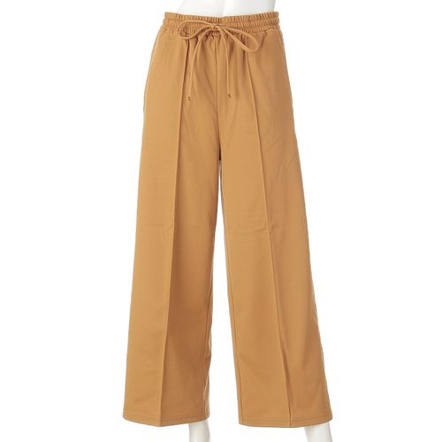 リブ
チャームベリーチック カットツイル裏起毛センターピンタックパンツ