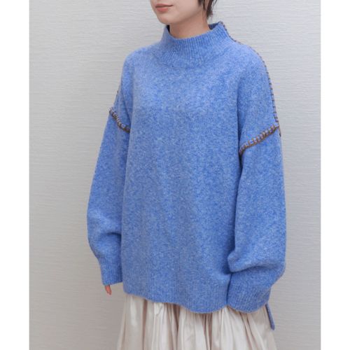 リブ
マーブルワルツ ハイショクハンドステッチニット