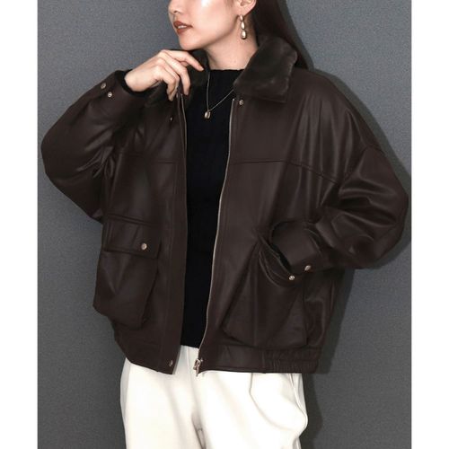 リブ
マーブルワルツ ファーエリツキヴィンテージスエードジャケット