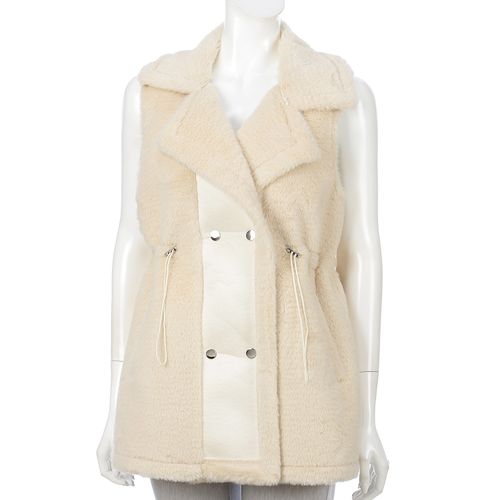 チャーミング
テーラードカラーフェイクファーベスト