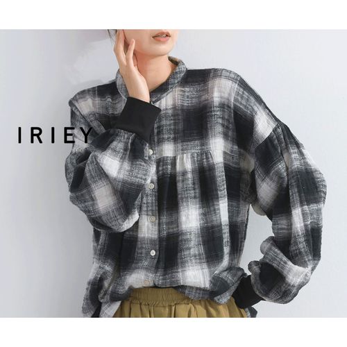 ミーム
iriey スラブ起毛フレアチュニックシャツ