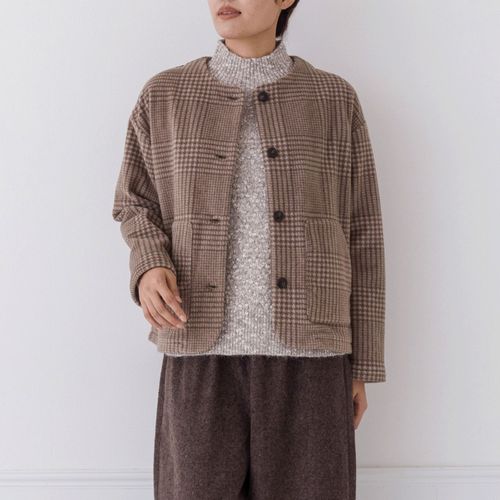 ピープル
kermu エコウールノーカラージャケット