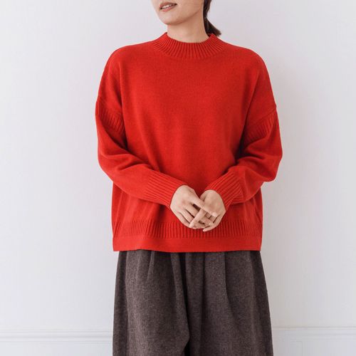 ピープル
kermu ラムウールガンジーセーター