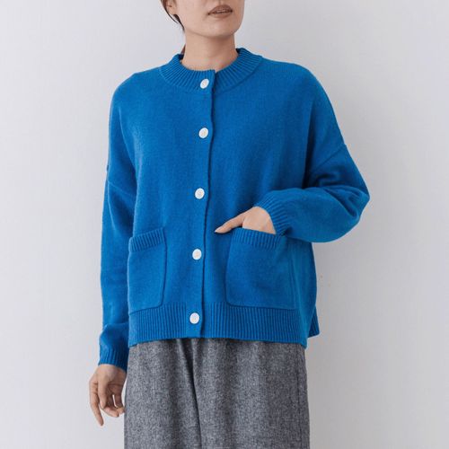 ピープル
kermu ラムウールリブ襟カーディガン