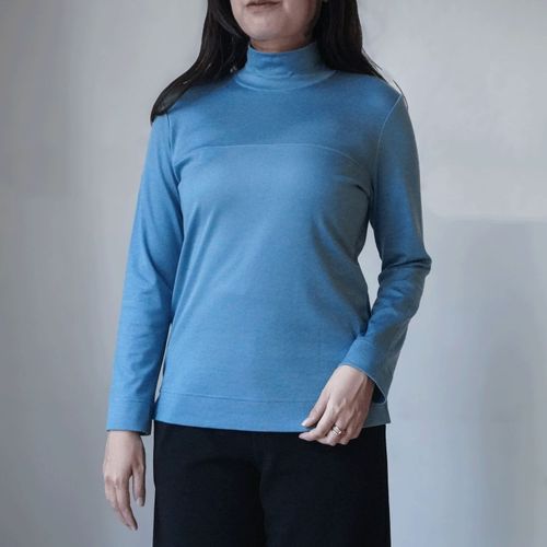 モードラサ
セルロース片袋胸切替ハイネック