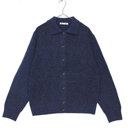 ジジョン
T’BIS STUDIO ウールダイヤ柄衿付きカーディガン