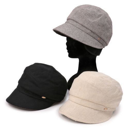 東田
内耳付きへリンボンキャスケット