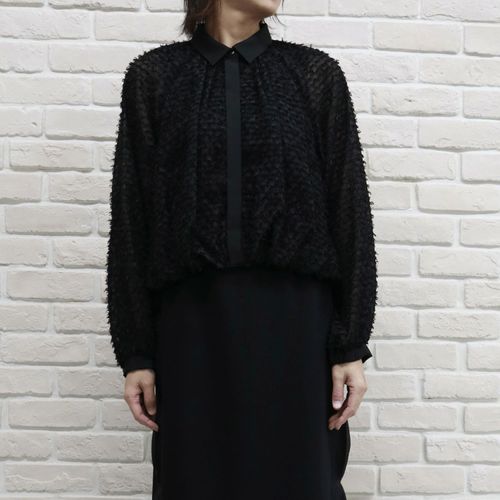 ホワイトジョーラ
RAWFUDGE ジャカードバルーンヘムラグランシャツ