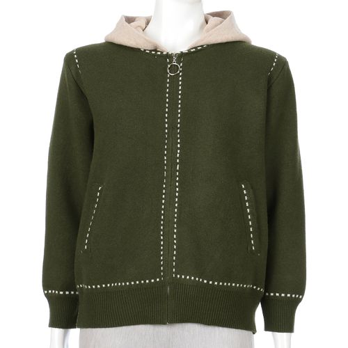 プレジール
フード付きステッチジャケット