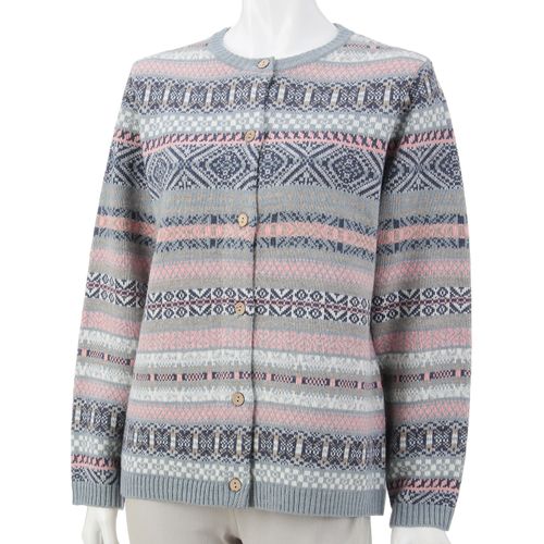 ラ．コロール
イタリー糸 フェアアイルカーディガン