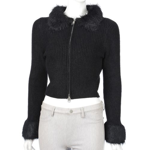 チャーミング
フェイクファーニットカーディガン