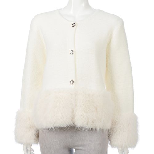 チャーミング
フェイクファーニットジャケット