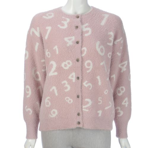 三和ジャパン
フェザーヤーン数字柄ジャカードカーディガン