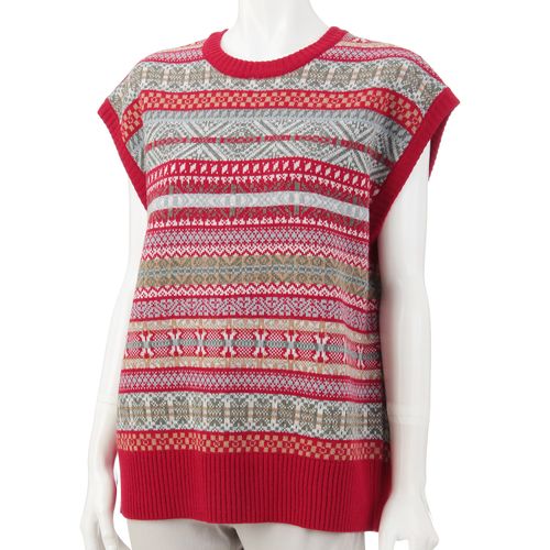 ラ．コロール
イタリー糸 フェアアイルボーダーベスト