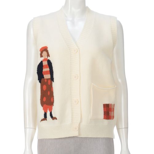 チャーミング
デザインVネックニットベスト