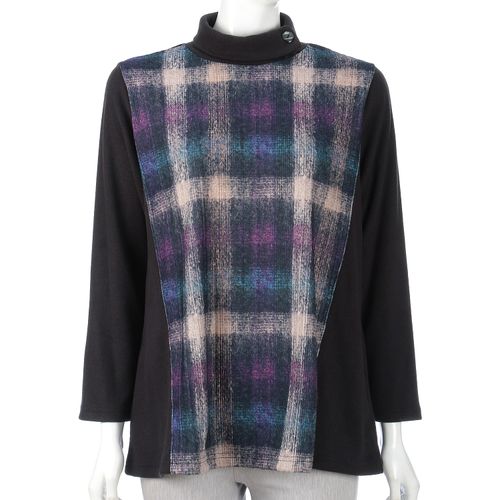 グリーンフィールド
転写プリントチェック柄前身ロゴ切替チュニック