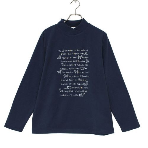 ジジョン
T’BIS STUDIO ソフト起毛ドッグプリント変わりハイネックプルオーバー