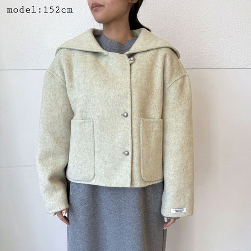 マキレディ
ハンドメイド セーラーカラーウールジャケット