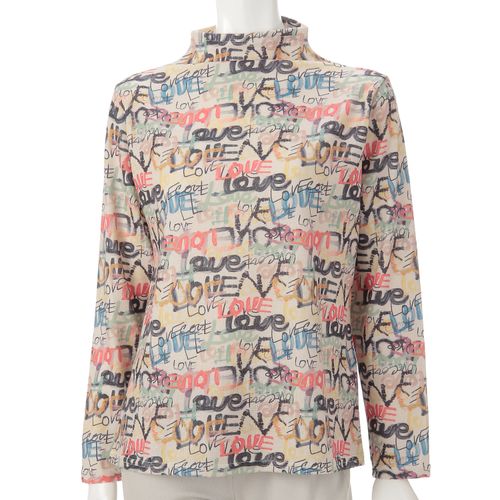 三澤
起毛プリントボトルネックカットソー