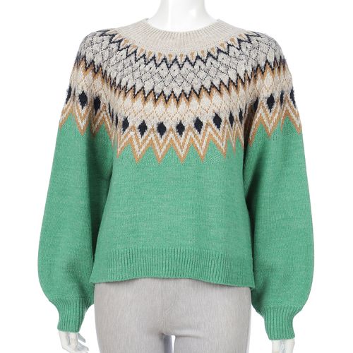 ラ．コロール
イタリー糸 フェアアイルフェザープルオーバー