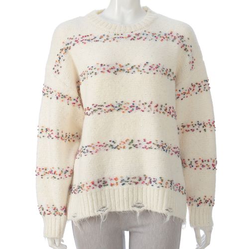 チャーミング
ボーダーダメージニット