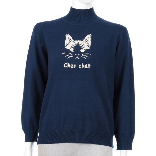 三和ジャパン
Myauris ネコ柄ニットプルオーバー