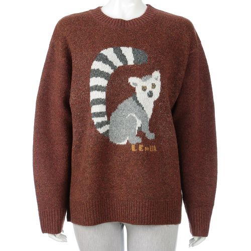 オーセンティック
CUBE SUGAR リサイクル ニット アニマル柄 ジャガード プルオーバー