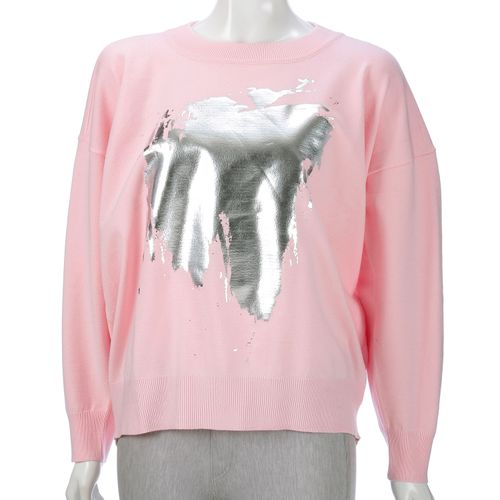 アンナヴァン
箔プリントコクーンニット