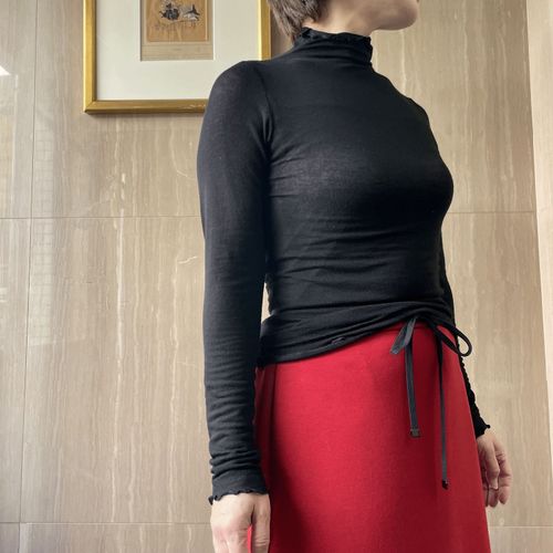 一珠
一珠 NOUQUE シアーカットソーボトルネックプルオーバー