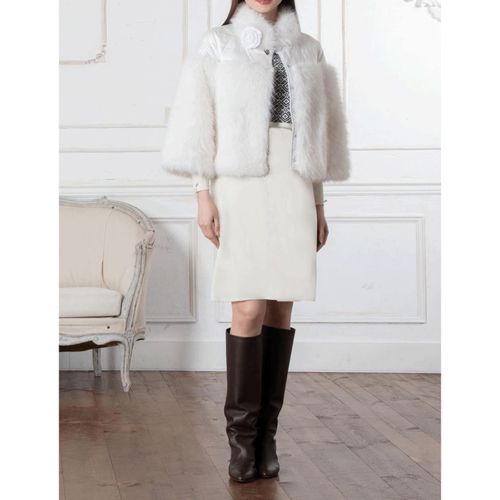 ジェイシーインターナショナル
Super Beauty ジャガード編みニットベスト×ニットOP アンサンブルワンピース