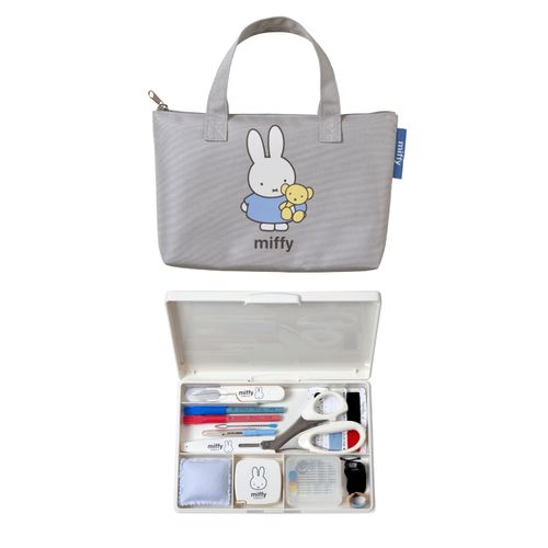 4902857190018



19001



ミササ
ミッフィー ソーイングセットファスナーバッグ トートバッグ グレー