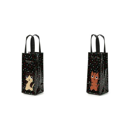 大島商会
3匹猫カラフルドットボトルバッグ（2個セット）