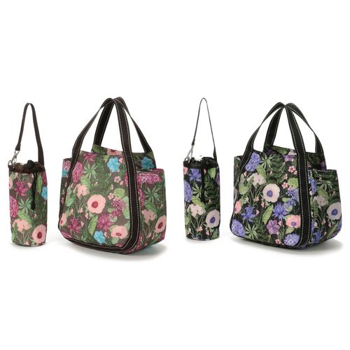 東邦撚糸
保冷ボタニカル柄ボトル付きバッグ バルーン小