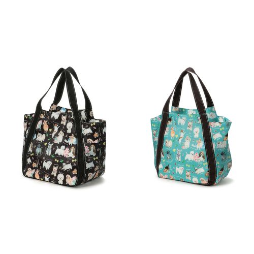 東邦撚糸
保冷色々犬柄バッグ バルーン大