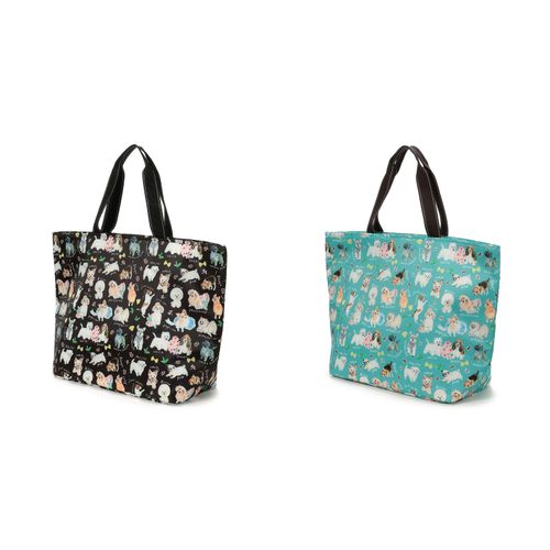 東邦撚糸
保冷色々犬柄ビッグトートバッグ
