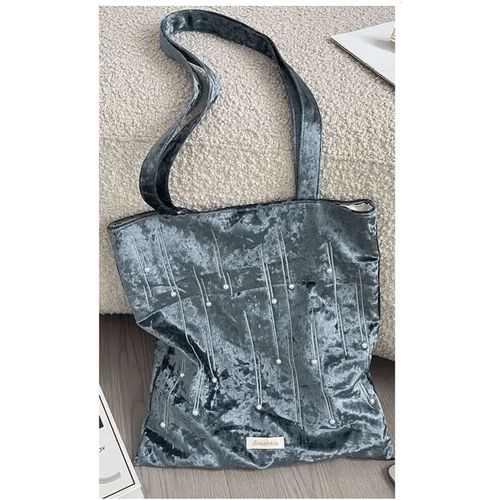 ＣＪ・Ｋｅｎｗａ　Ｉｎｔｅｒｎａｔｉｏｎａｌ
ベルベットパール付きトートバッグ